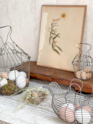 vintage egg baskets