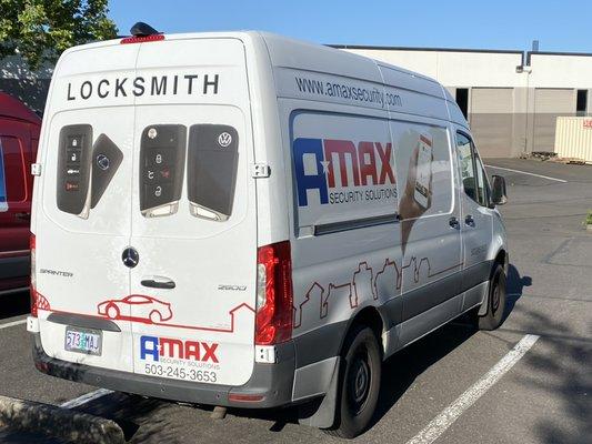 Our fleet of fully equipped mobile locksmith shops