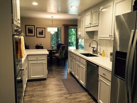 "After" Danville townhome with laminate flooring