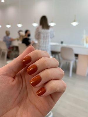 mani at the salon