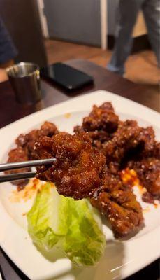 O13. Boneless Sweet & Spicy Fried Chicken