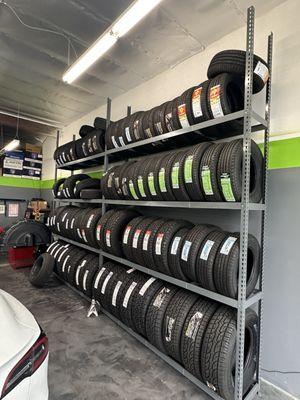 Tire inventory on deck!