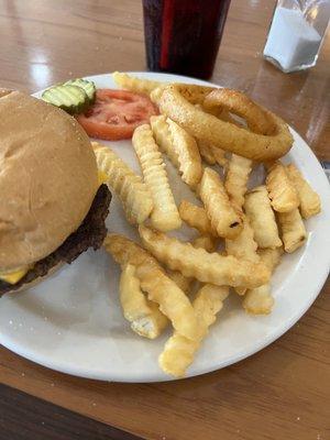 Cheeseburger & fries