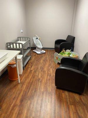 Baby feeding room