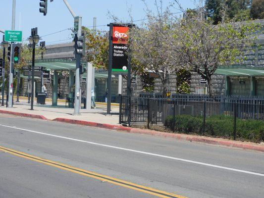 When you cross at the platform is make sure you have tapped your card and ready to board.