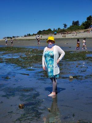 Here I am at Richmond Beach Saltwater Park today!