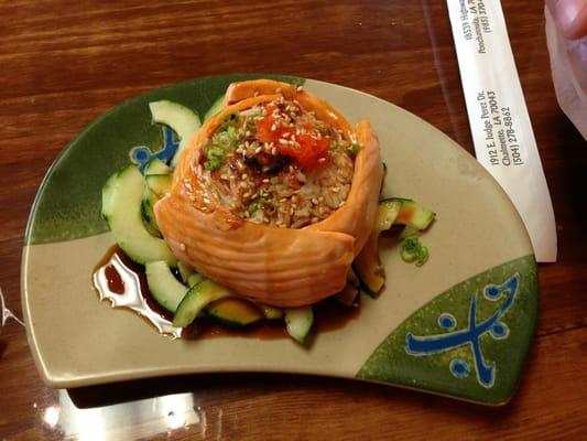 Baked salmon appetizer!