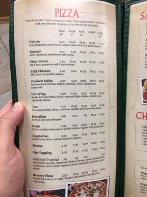 Menu photos