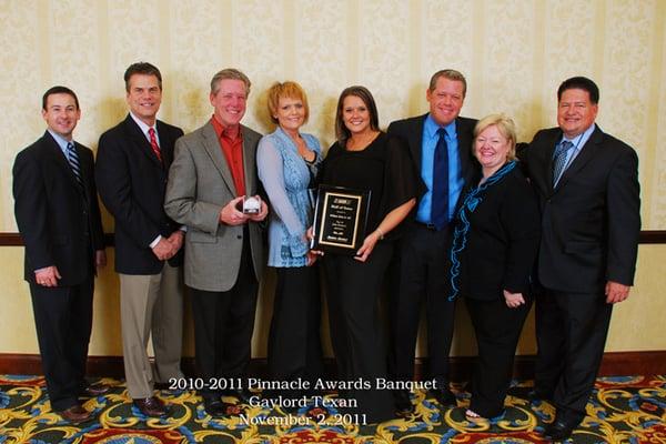 2010-2011 Pinnacle Awards Banquet, Wilson Heat & A/C Wins Hall Of Fame Award