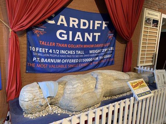 The famous Cardiff Giant!