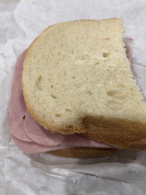 Kids ham sandwich