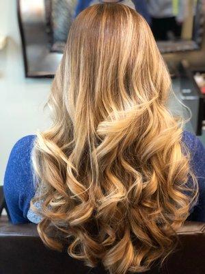 a beautiful balayage