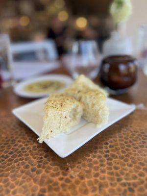 Bread with olive oil