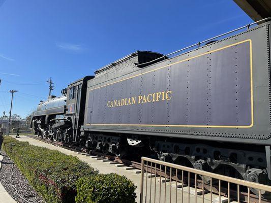 What a train- coal fired, with a fantastic passenger car for touring!!