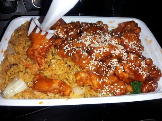 Sesame Chicken Combination