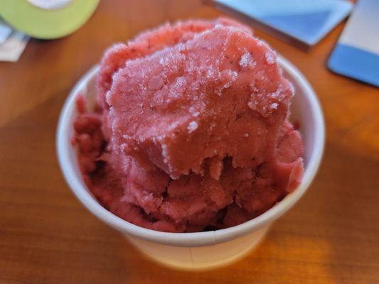 Banana Strawberry Sorbet