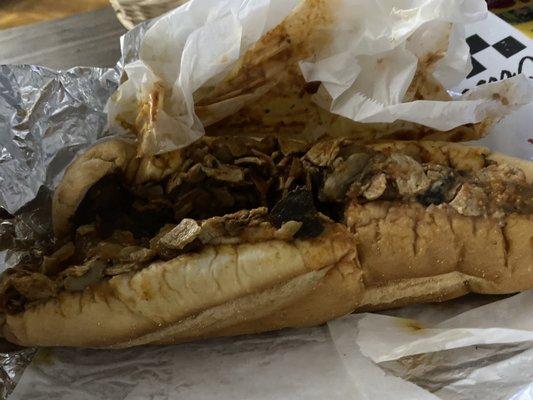 Vegan Beef Cheesesteak