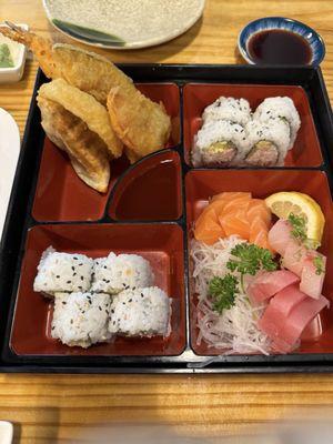 Sashimi bento box