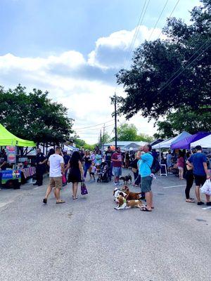 Tomball Farmers Market every Saturday from 9 to 1. All local farmers, bakers, chefs and artisans.