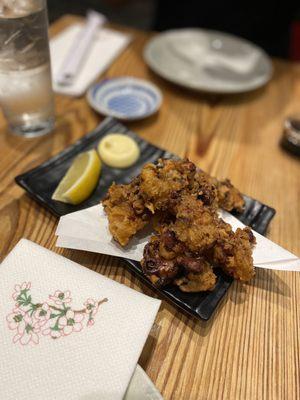 Fried Baby Tako (Octopus)