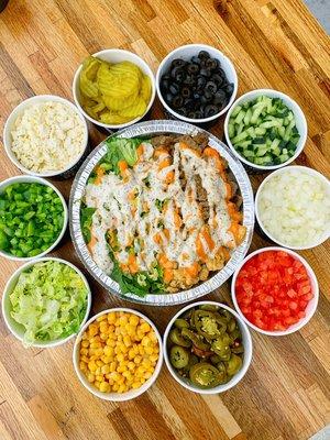 Platter with Toppings