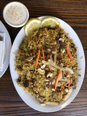 Goat biryani