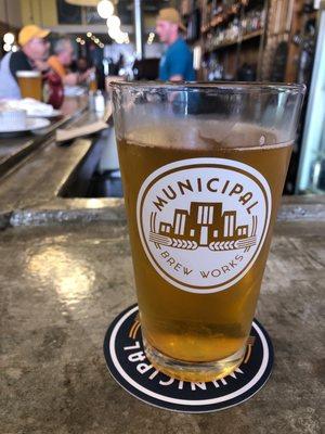 Municipal Brew Works "Approachable Blonde"