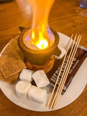 Indoor s'mores