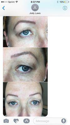 Microblading-After my touch up (one month after the first appointment.)