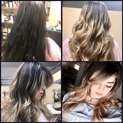 Ombré using Olaplex