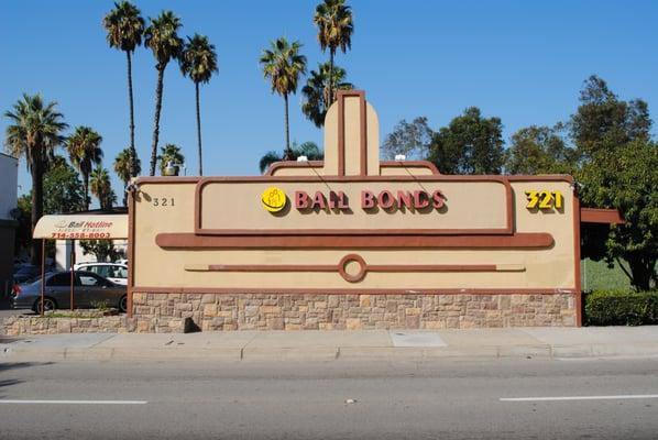 Santa Ana bail bonds office exterior view.