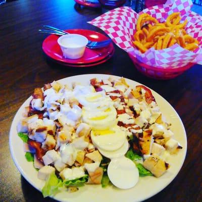 My favorite!! The Cobb salad with grilled chicken!! Amazing!!