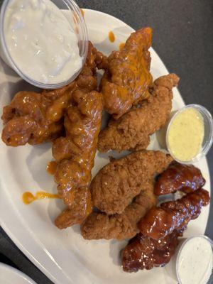 Country Chicken Tenders with Buffalo & BBQ