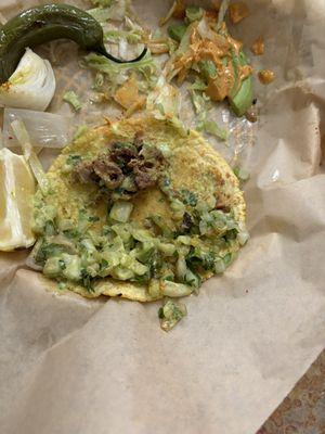 Taco de tripa