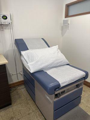 exam table