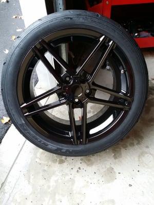 Excellent job mounting my 19" corvette wheels.highly recomend for any tire