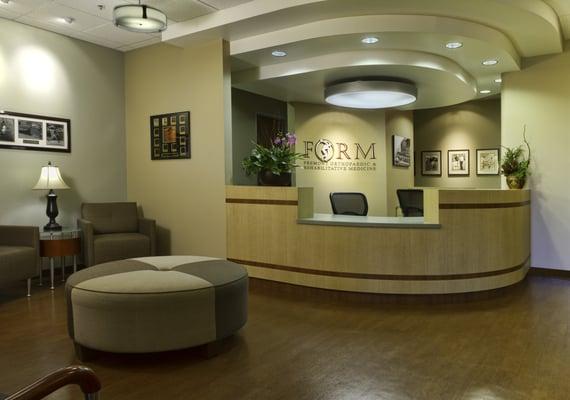 Fremont Orthopaedic & Rehabilitative Medicine front lobby