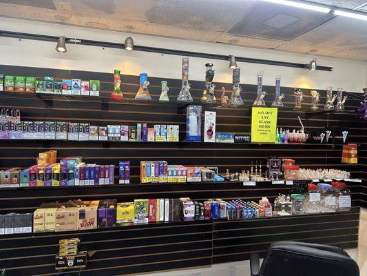 Inside vape section