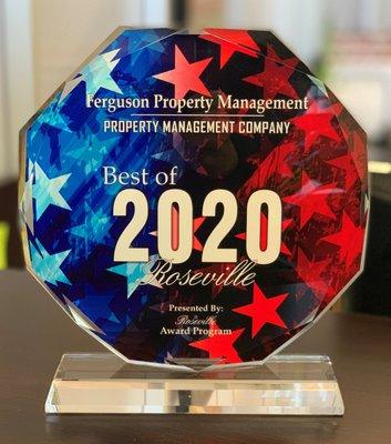 Recognized as Roseville's #1 property management company!