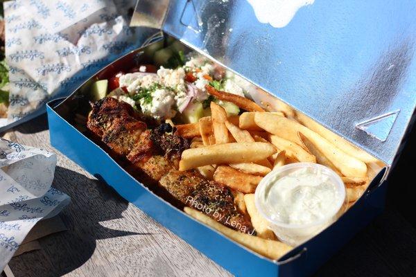 Souvlaki Classic ($11.59) with chicken