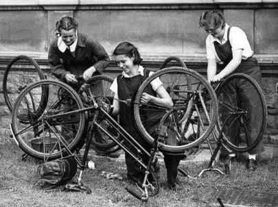 Women bike...and fix them!