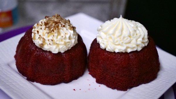 NikkiElouise's Signature Red Velvet_Mini Bundt cake with and without pecans