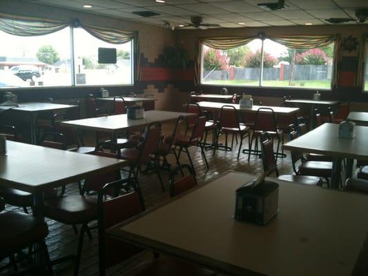 Dining Area - everyone doing takeout!