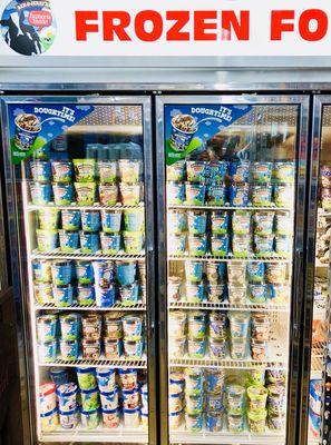 Our great selection of Ben and Jerry's Ice cream and other brands!