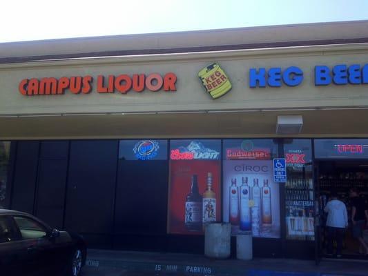 Campus Liquor storefront