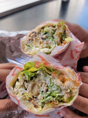 Chicken caesar wrap