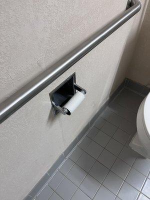 No toilet paper