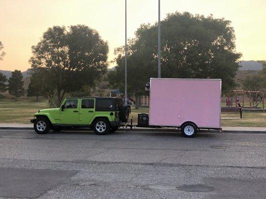 Acai-Bowl Mobile Pink Truck