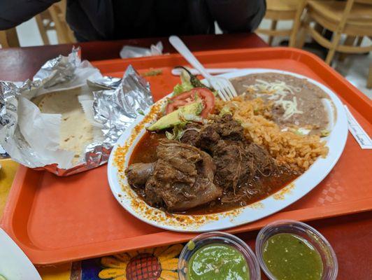 Barbacoa plate