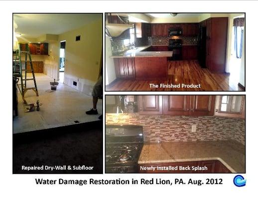 Water Restoration In Red Lion, PA.